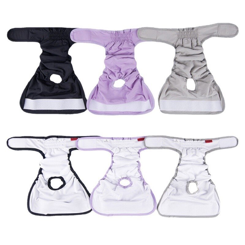 Bragas transpirables suaves para perros, pañales lavables para Fisiología, pantalones cortos para cachorros sin entrenamiento, para perros y mujeres, con suministros de calor, XS-XL