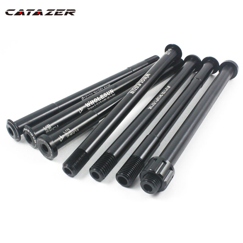 Eje pasante para bicicleta, liberación rápida, tubos centrales, brochetas de eje trasero, 171/173/175mm * M12x1.0 M12x1.5 M12x1.75