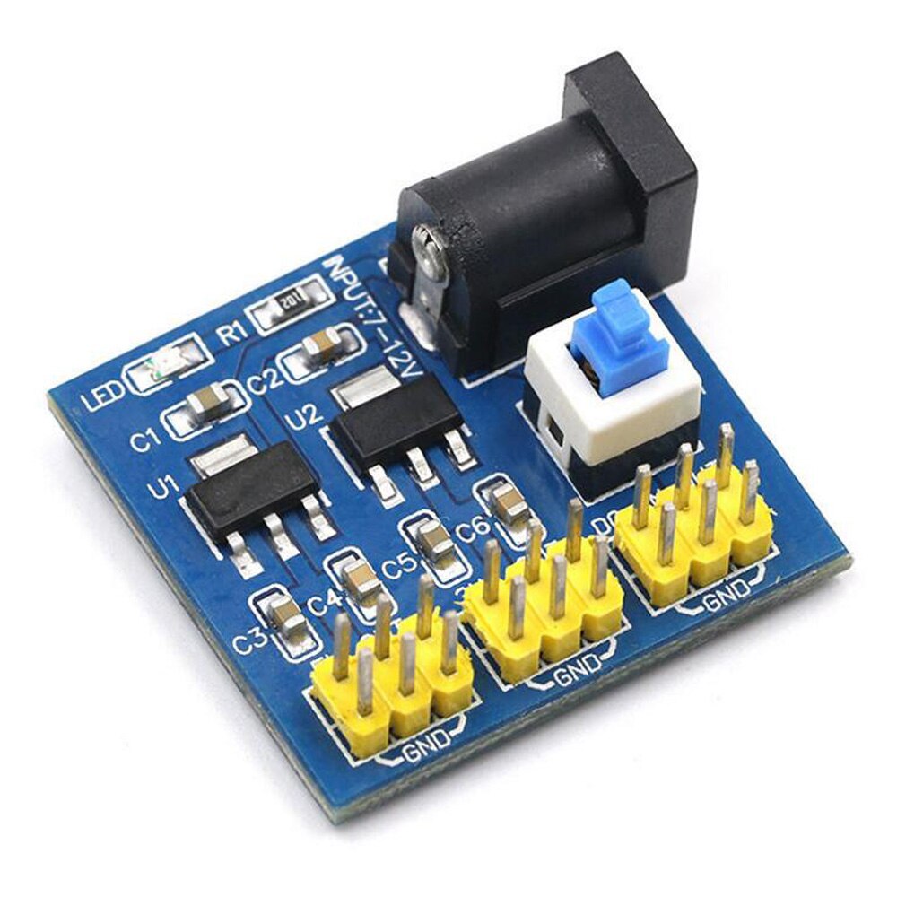 1 PCS DC-DC 12V to 3.3V 5V Power Module 3.3V 5V 12V Multiple Output Voltage Conversion