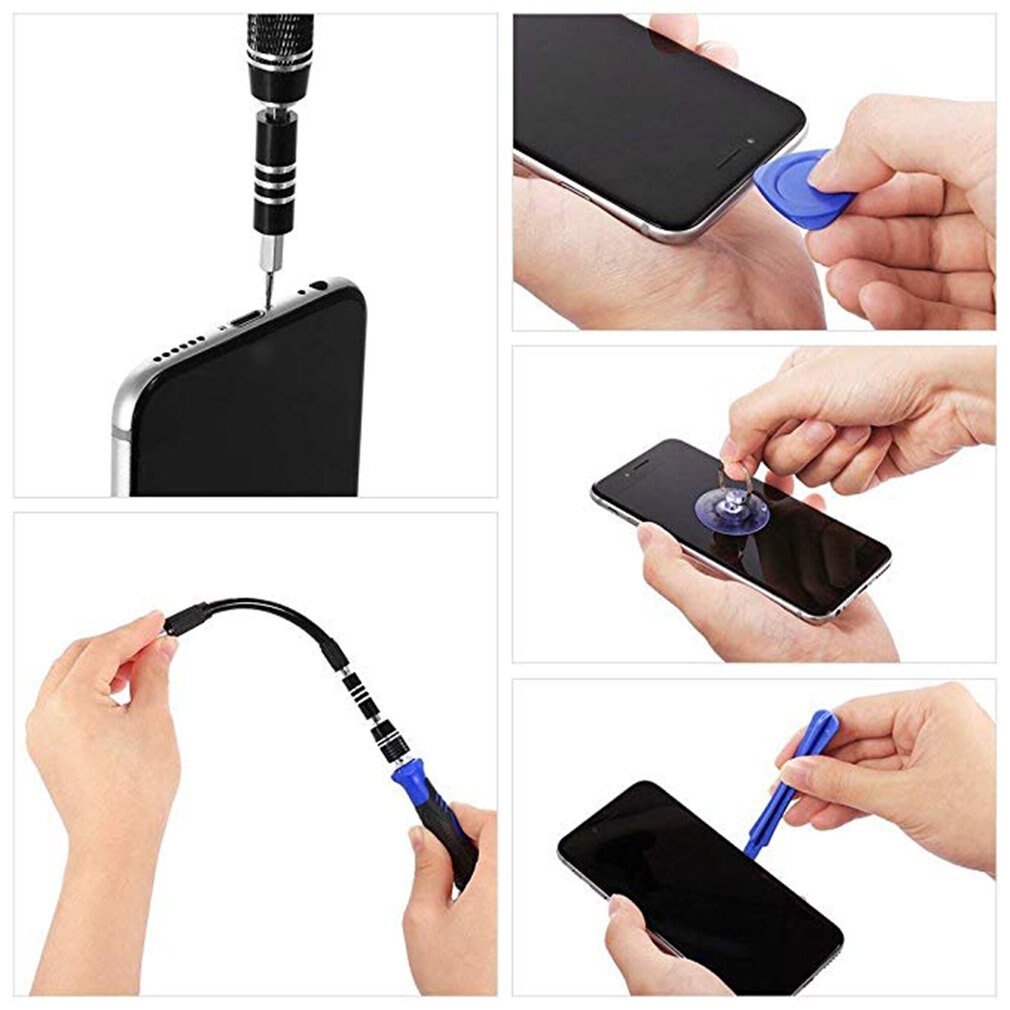 75 in precisie schroevendraaierset voor mobiele telefoon torx sleuf 1 bit demontage reparatie gereedschapsset een set sleutels universele gereedschappen