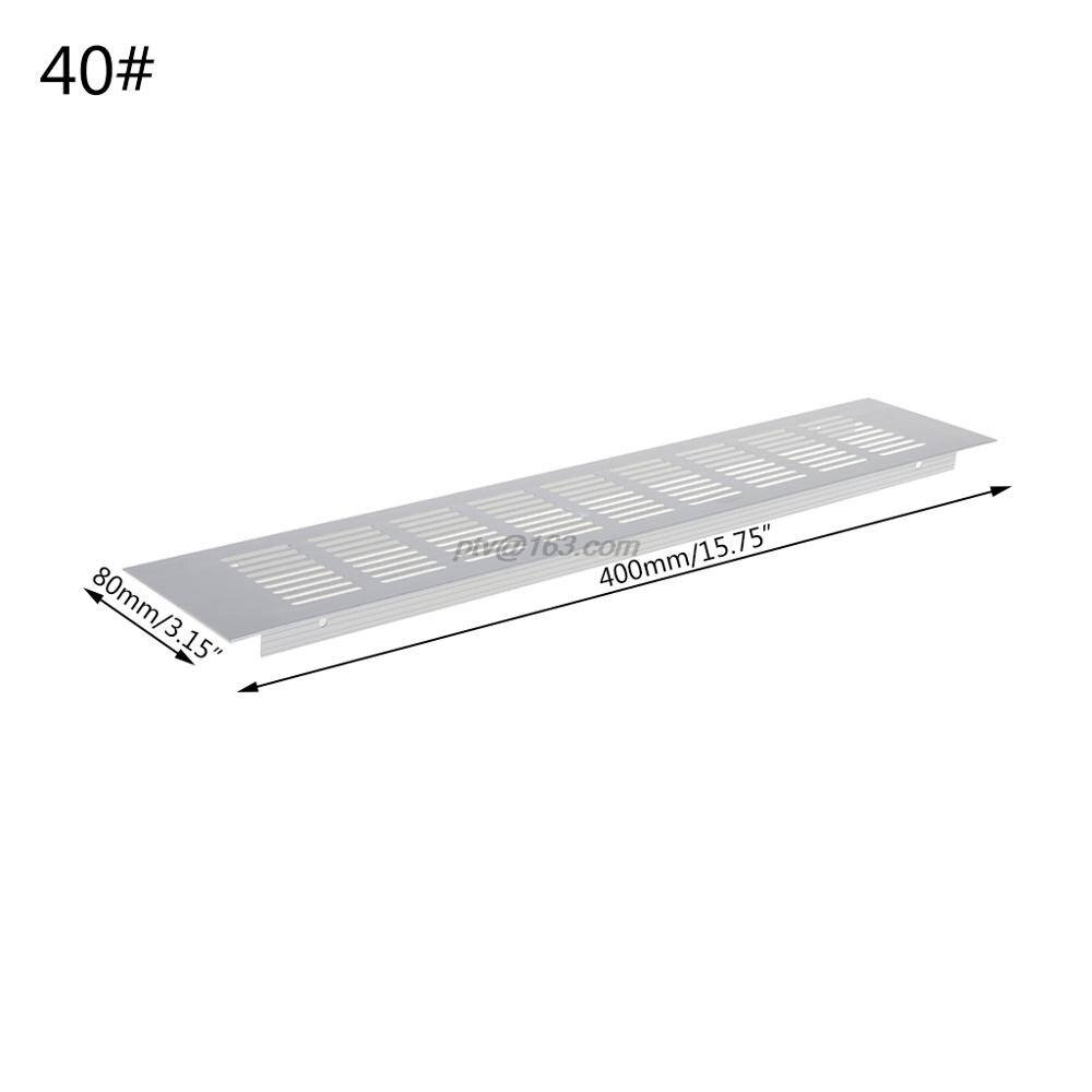 Aluminiumslegering lufthul perforeret plade webplade ventilationsgitter: 40cm