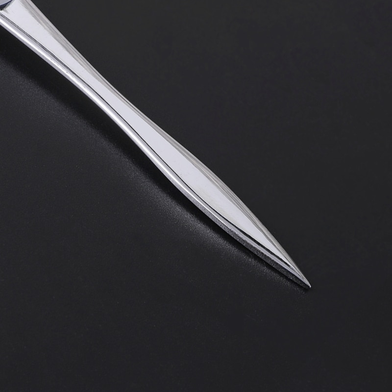 Stainless Steel Letter Opener Metal Handle Envelopes Cutting Knife Divided File