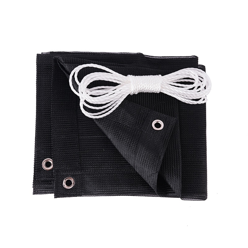 1M Wide Black Sun Shade Net Outdoor Garden Sunscreen Sunblock Shading Net Balcony Courtyard Orchid Succulent Sun Shelter