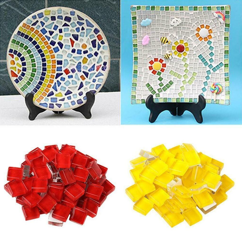 100G Creatieve Keramische Mozaïek Tegels Diy Muur Ambachten Handgemaakte Decoratieve Materialen Verschillende Mixes Onregelmatige Optic Druppels # Y5