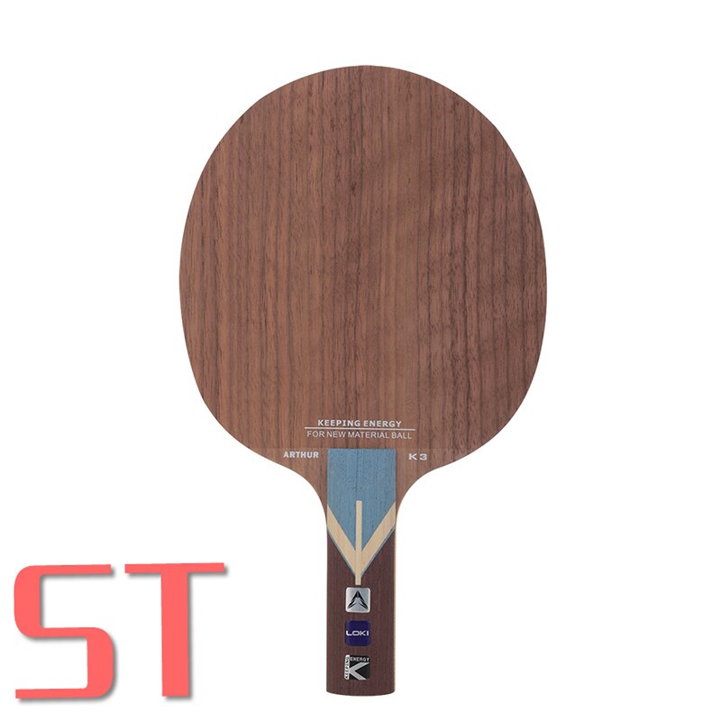 LOKI Arthur K3, pala de tenis de mesa ofensiva, 5 capas, madera de nogal, raqueta de Ping Pong, gran área dulce, raqueta de tenis de mesa: ST