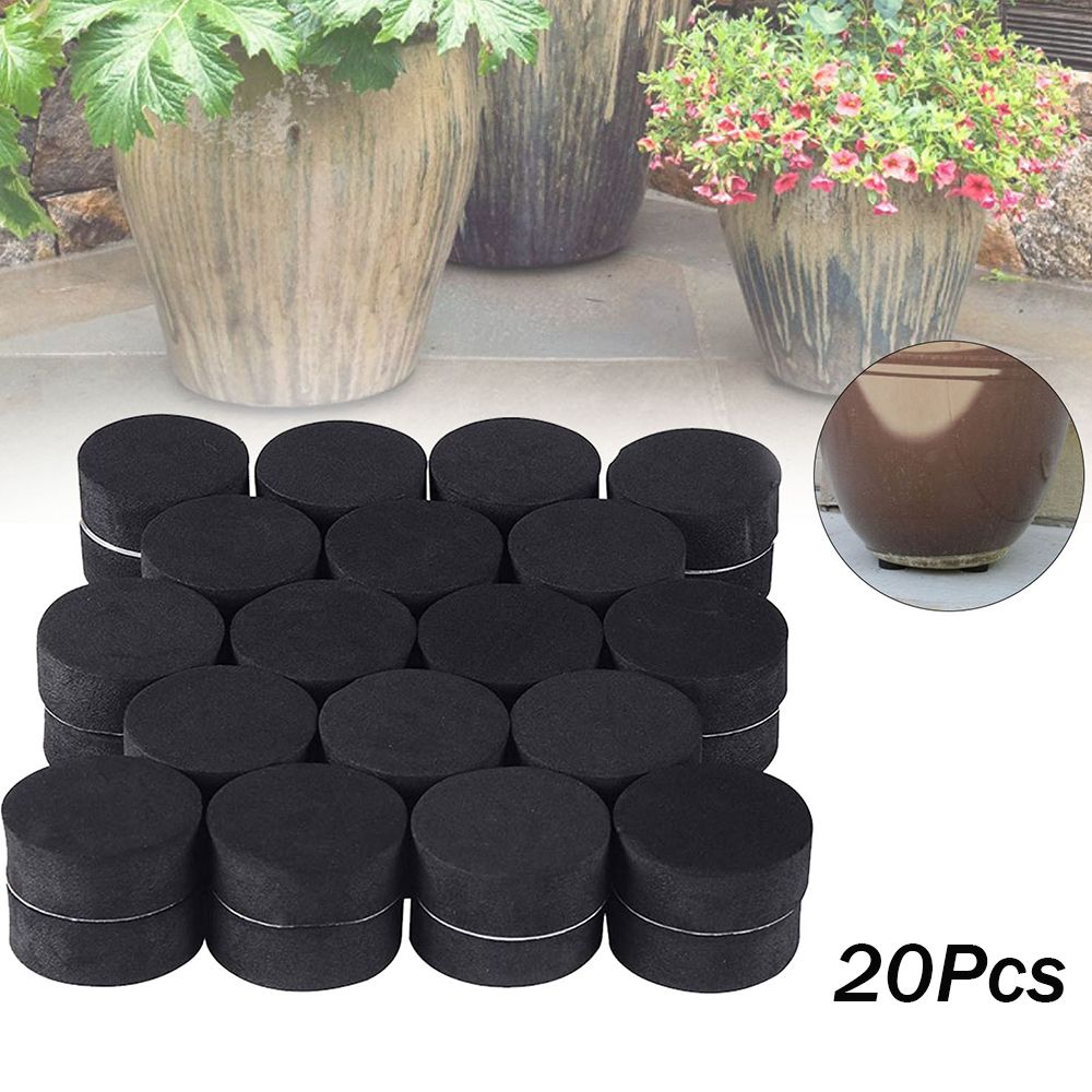 Flower Plant Pot Feet Garden Pots Accessories Non-slip Pad Self-adhesive Flowerpot Riser Stands Home Invisible Flower Pot Feets