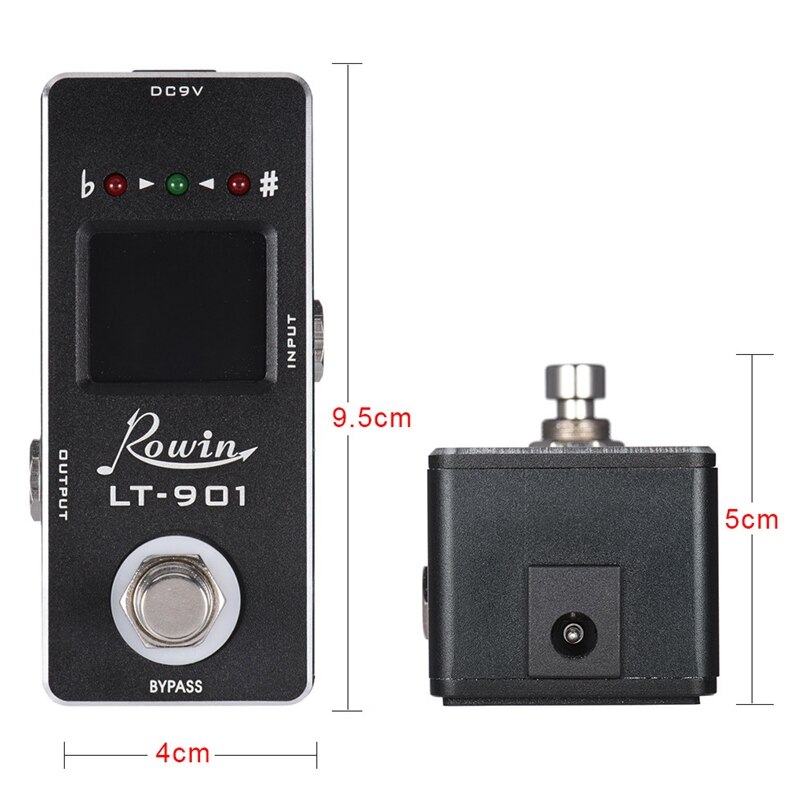 Lt-901 Guitar Tuner Effect Pedal Mini Chromatic True Bypass Lcd Display Digital Pedal Guitar Parts Accessories
