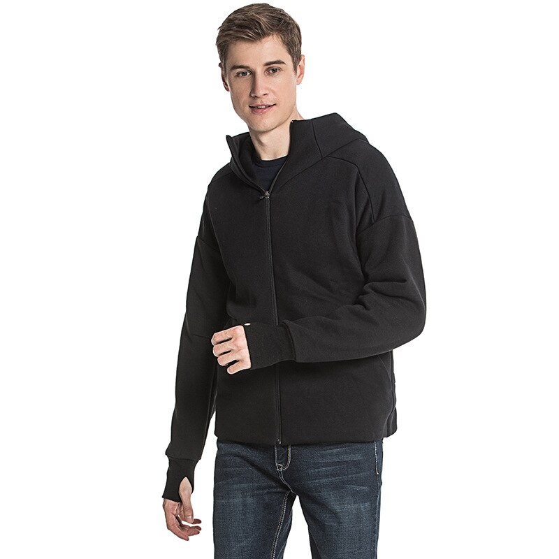 PARATAGO, suéter de invierno con calefacción USB para hombre, Sudadera con capucha, ropa térmica eléctrica, ropa deportiva para hombre, chaqueta transpirable para exteriores P605