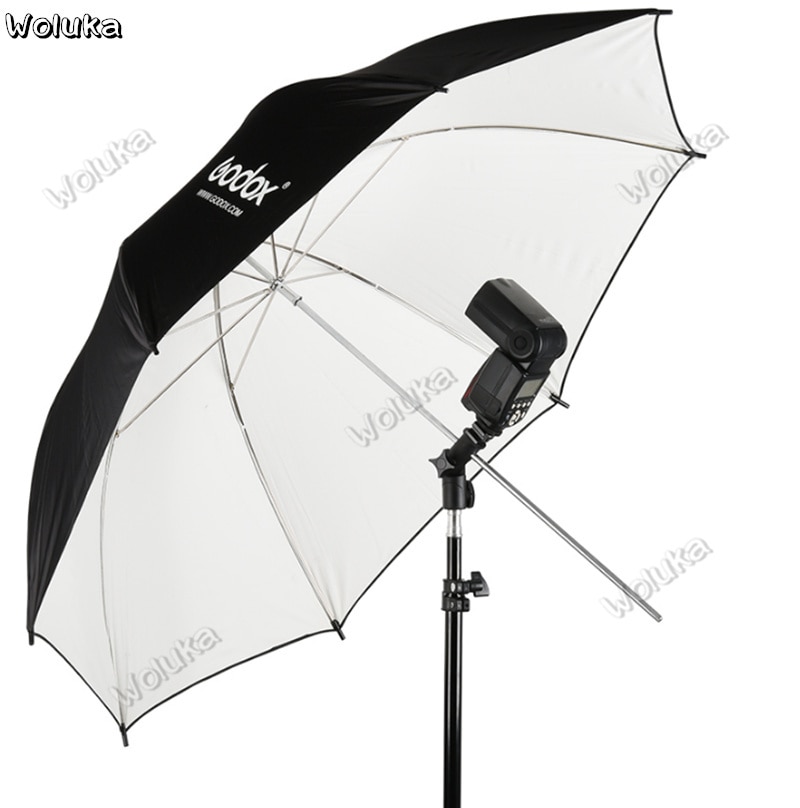 Godox 33 polegadas 84cm exterior preto branco reflexivo guarda-chuva fotográfico equipamento cd50 t03