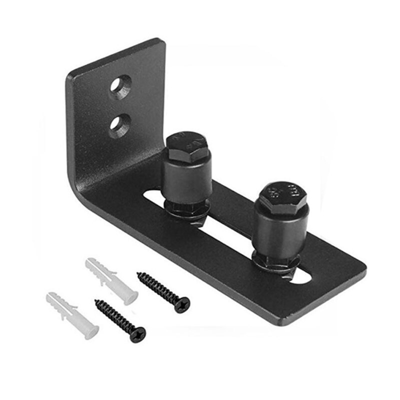 8 in 1 Carbon Steel Adjustable Sliding Floor Guide For Barn Door Hardware Accessory: 1