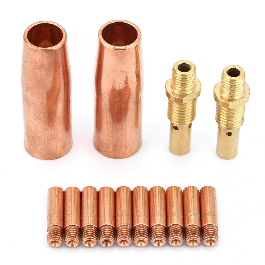 14 teile/satz Düse Diffusor Spitze Bausatz für Tweco MIG Schweißen Pistole Für schweißen Gas Diffusor