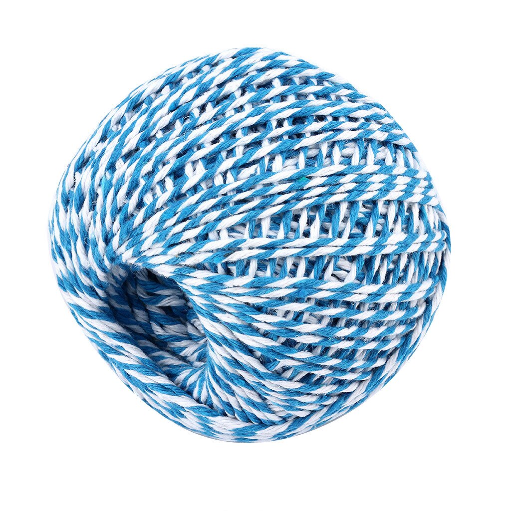 Two Colors Cotton Bakers Twine Rope Rustic Country Crafts Handmade Accessories: D