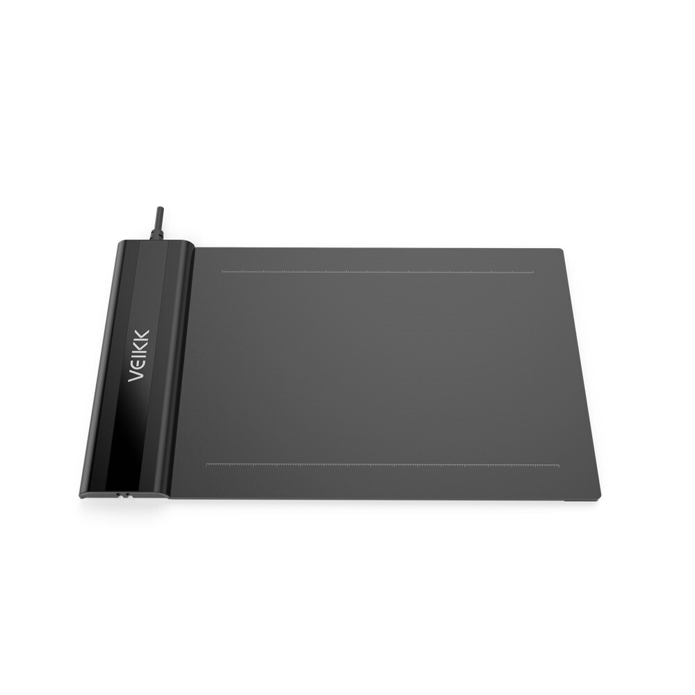 VEIKK – tablette graphique S640, Ultra-fine, 6x4 pouces, avec stylet passif sans batterie, 8192 niveaux de sensibilité à la pression