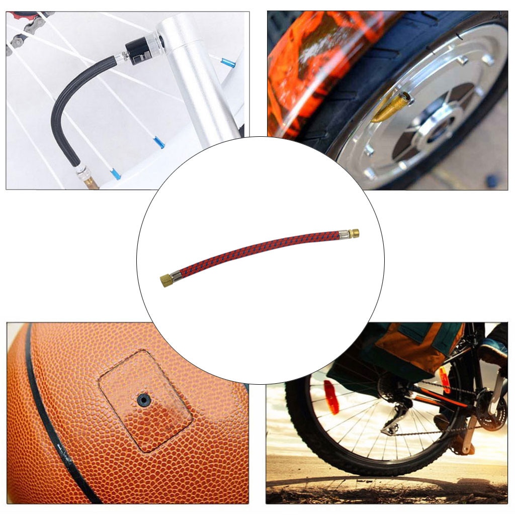 1PC Fiets Pompen Bike Opblazen Slang Adapter Naald Valve Voetbal Basketbal Air Bed Tyre Fietsen Accessoires