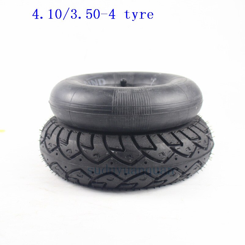 Neumático de 10 pulgadas 4,10 3,50-4, neumáticos exteriores 4,10-4, tubo interior, apto para triciclo eléctrico, carro, Scooter Eléctrico, almacén: tube and tyre