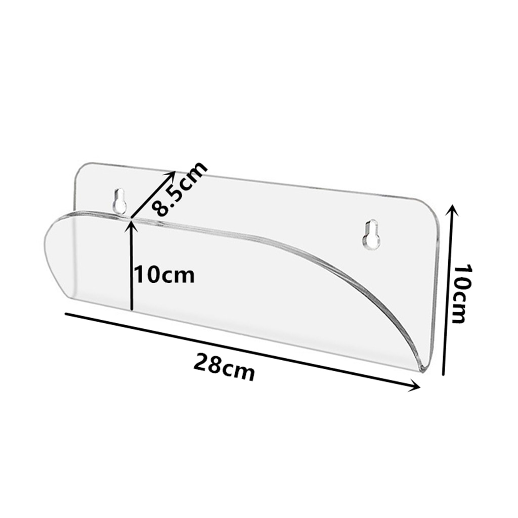 Skateboard væg er rack mount dæk longboard akryl display skateboard rack stativ holder hylde