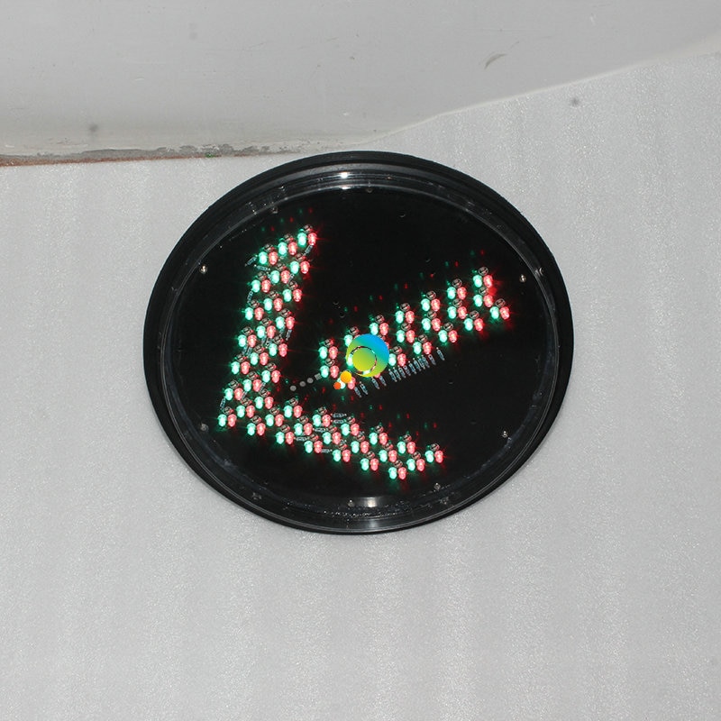 High brightness red green arrow light 300mm LED module traffic light lens