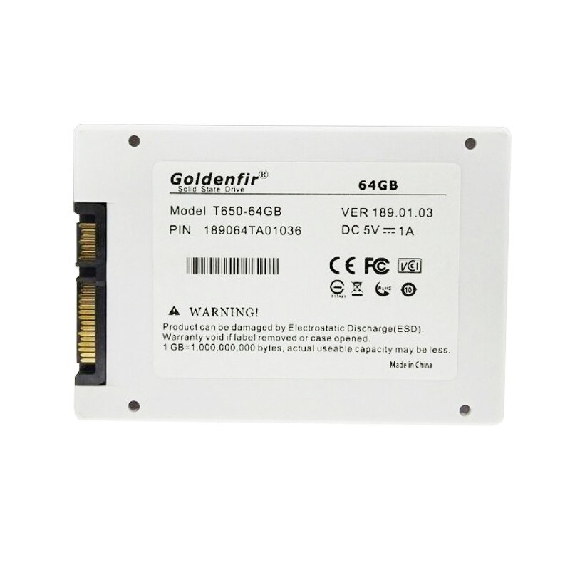 SSD 64GB 32GB 16GB 8GB interne solid state disk disc HD HDD harde schijven 60GB voor DIY pc