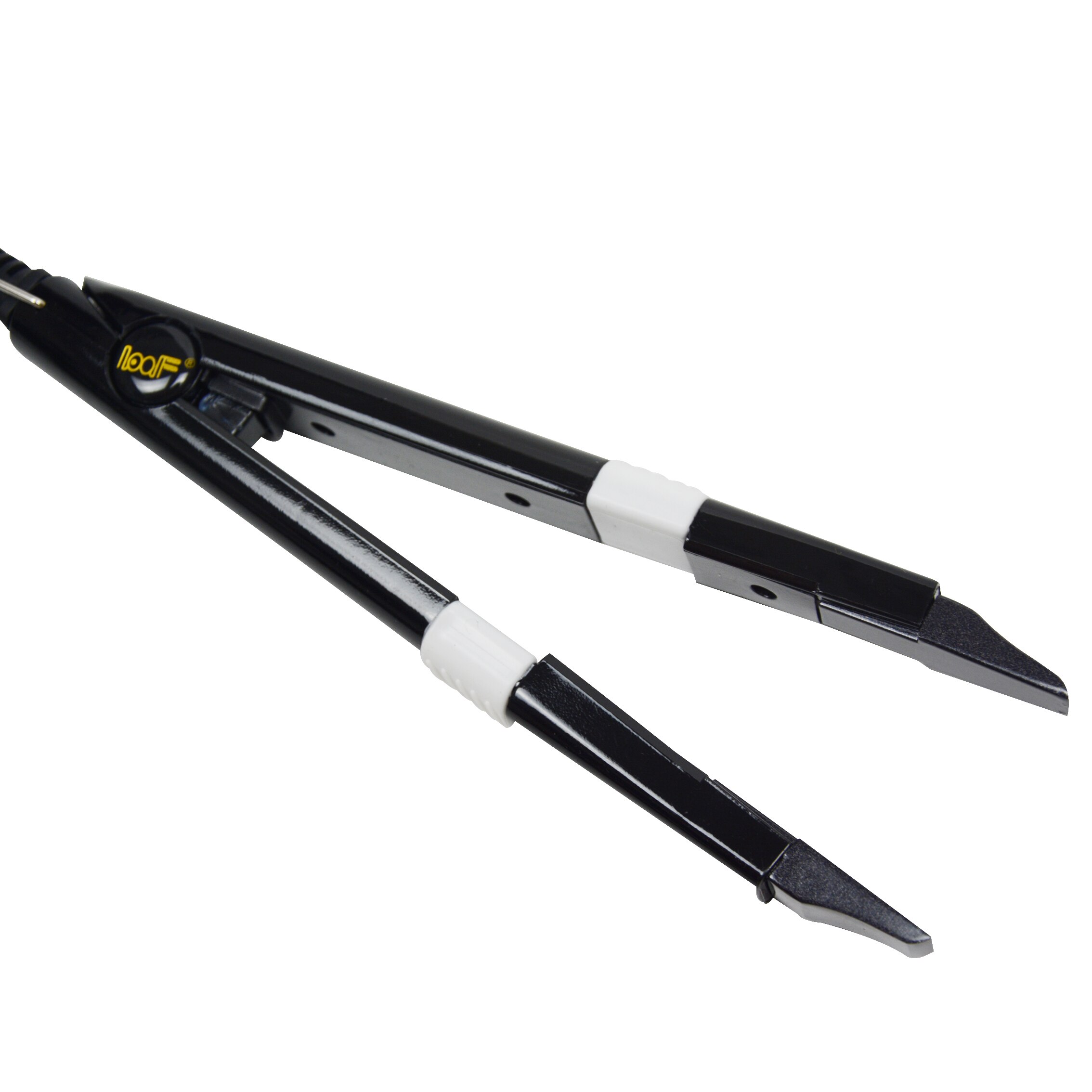 Extensión de cabello por fusión, Conector de hierro, herramientas de unión de queratina, Conector de calor de fusión de temperatura ajustable, 1 ud.