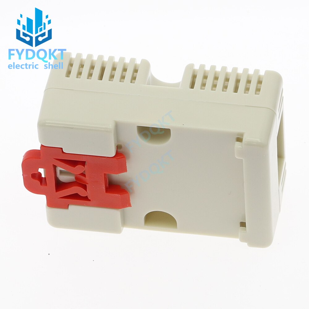 Rail Electrical Junction Box 4-07: 65x46x29MM 35-Rail Mounting Instrument Housing Chassis Track Shell