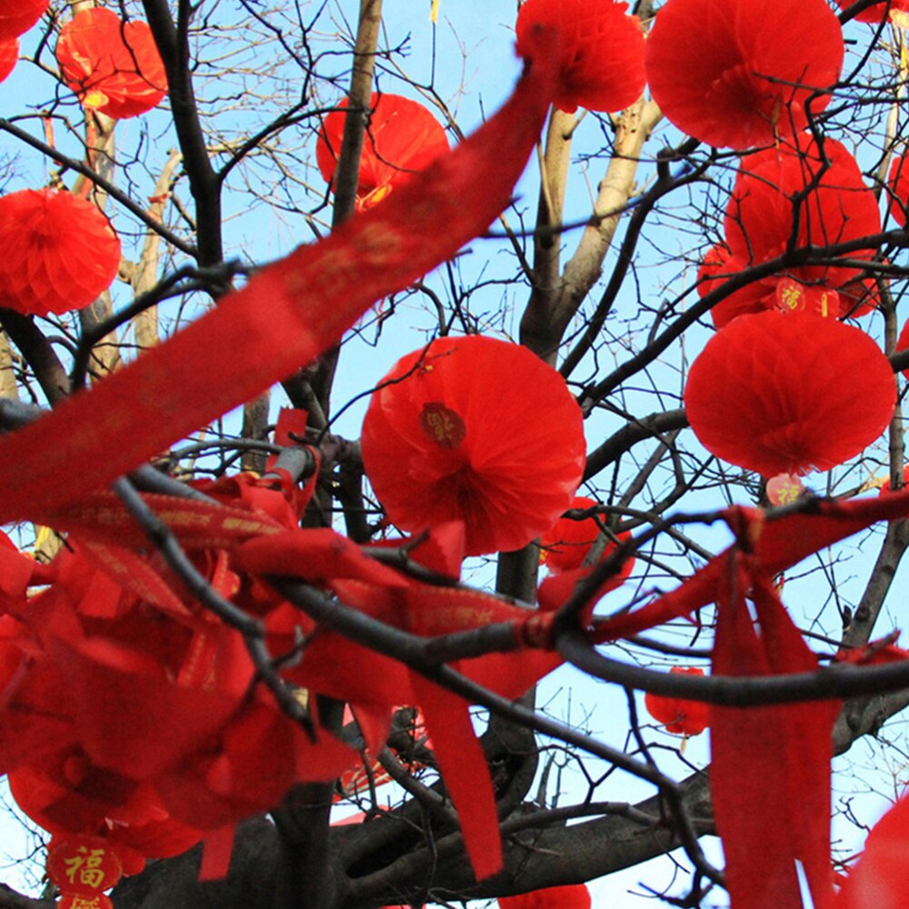 15pcs Chinese Lanterns Unique Hanging Lantern Decor for Home Outside Outdoor