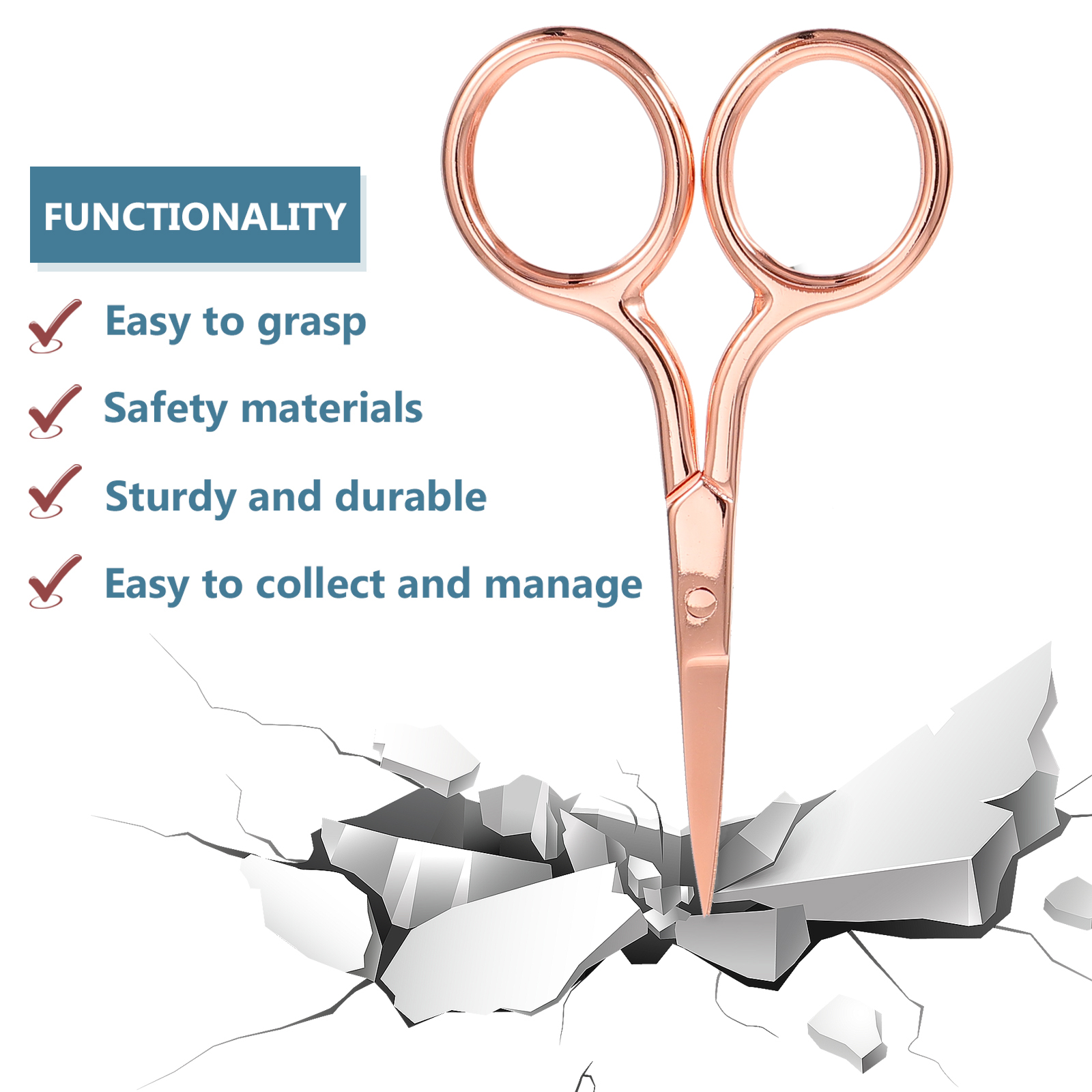 3 Pairs of Sewing Scissors Sewing Thread Cutters Tools Embroidery Scissors