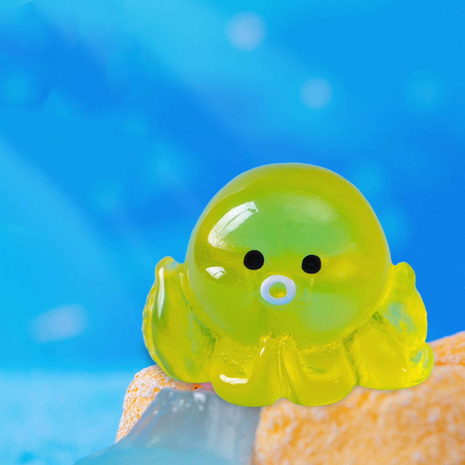 Micro Criativo Brilho Bonito Na Decoração Escuro, Pequeno Aquário Fish Tank, Acessórios de Decoração DIY, Pequenos Ornamentos, Nó, Objeto Decorativo