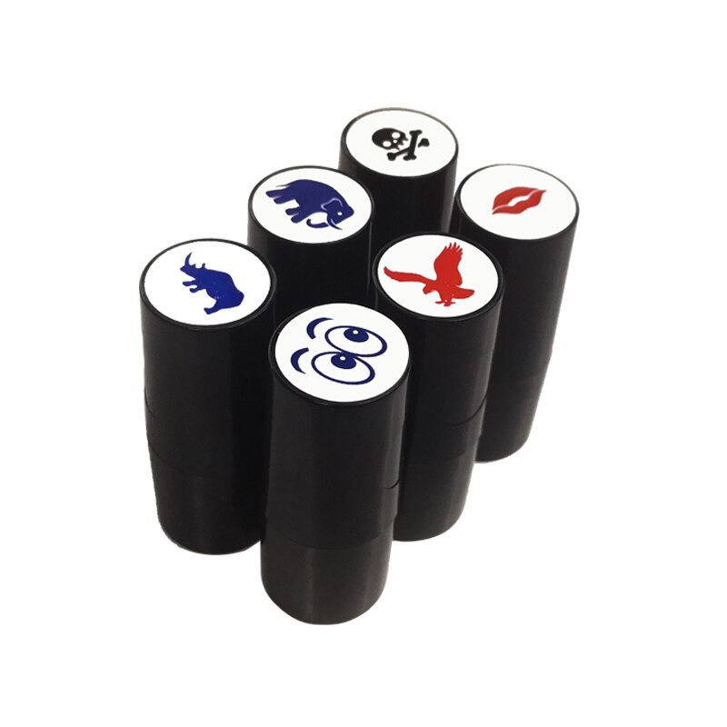 Estampador de bolas de Golf, sello de impresión de plástico de larga duración, secado rápido, multicolor, accesorios de Golf, 1 unidad
