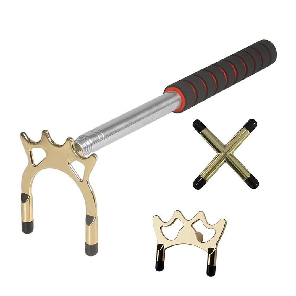 Bastone Per Biliardo Retrattile Sumnacon Con Testa A Ponte - Regolabile 35-140cm, Antiscivolo - Foto 6