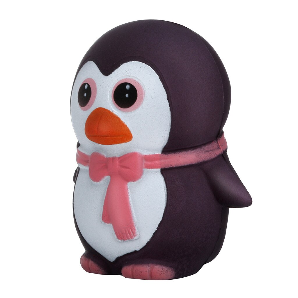 Thermal Heat Induction Temperature Color Change Squishies Penguin jumbo cute Slow Rising Kawaii Squish Toy for Kids Squeeze toy