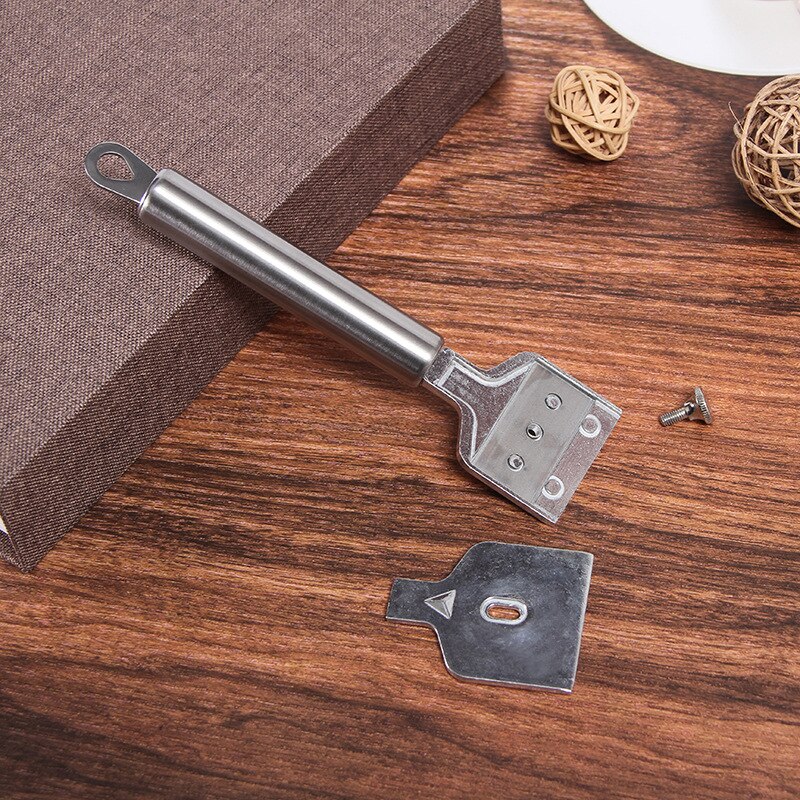 Multifunction Glass Ceramic Hob Scraper Cleaner Remover With Blade For Cleaning Oven Cooker Tools Utility Knife Stainless Steel