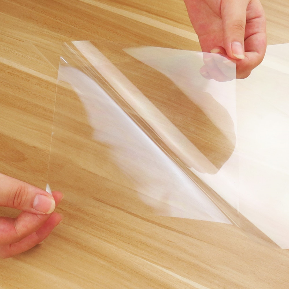 2 mil gennemsigtig blank anti-ridse beskyttende film bordmøbler klistermærker køkken dekoration multi størrelse