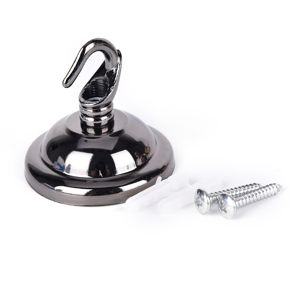 Cubierta de techo con gancho con placa para lámpara colgante, accesorios de Metal, piezas de araña, soporte de techo Vintage para instalación de luz: Black