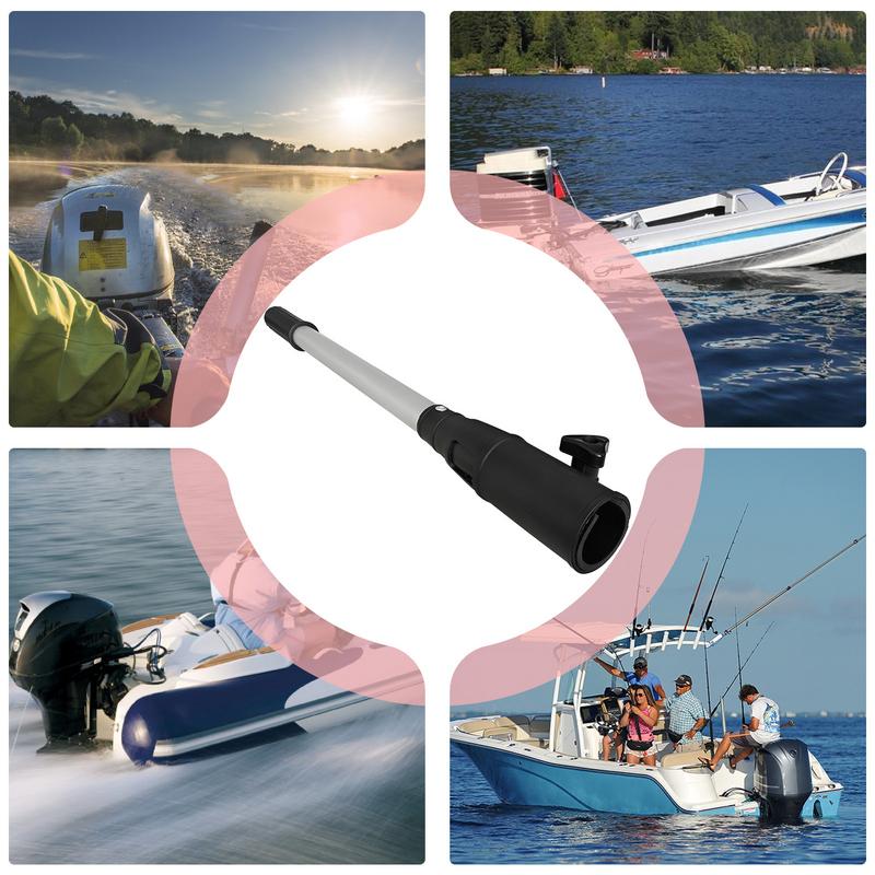 Tiller Handle Extension For Outboard Aluminum Trolling Motor Extension Handle Outboard Tiller Extension Non-slip Outboard Tiller