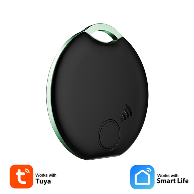Tuya Smart Tracker Bt-Compatibel Smart Leven App Key Finder Sleutelhanger Telefoons Kids Pet Anti Verlies Alarm Smart Tag finder Locator: Black