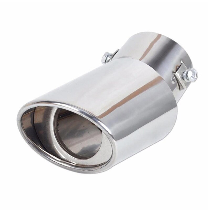 thumbnail image 2 of Dual Chrome Exhaust Muffler Tips For BMW X5 E70 - Stainless Steel Bolt-On 2 of 5