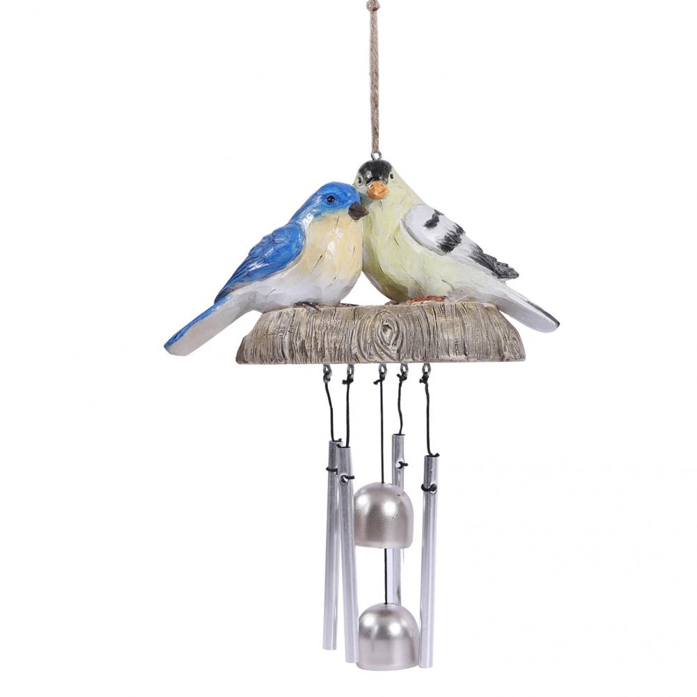 Pendant Delicate Lovely Bird Hanging Wind Chime Ornament Bird Wind Chime Bird for Garden
