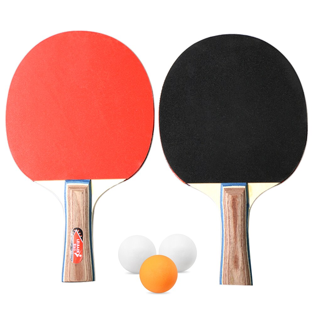 Table Tennis 2 Player Set 2 Table Tennis Bats Rackets with 3 Ping Pong Balls for School Home Table Tennis Sport Ping Pong Ball: Table Tennis long