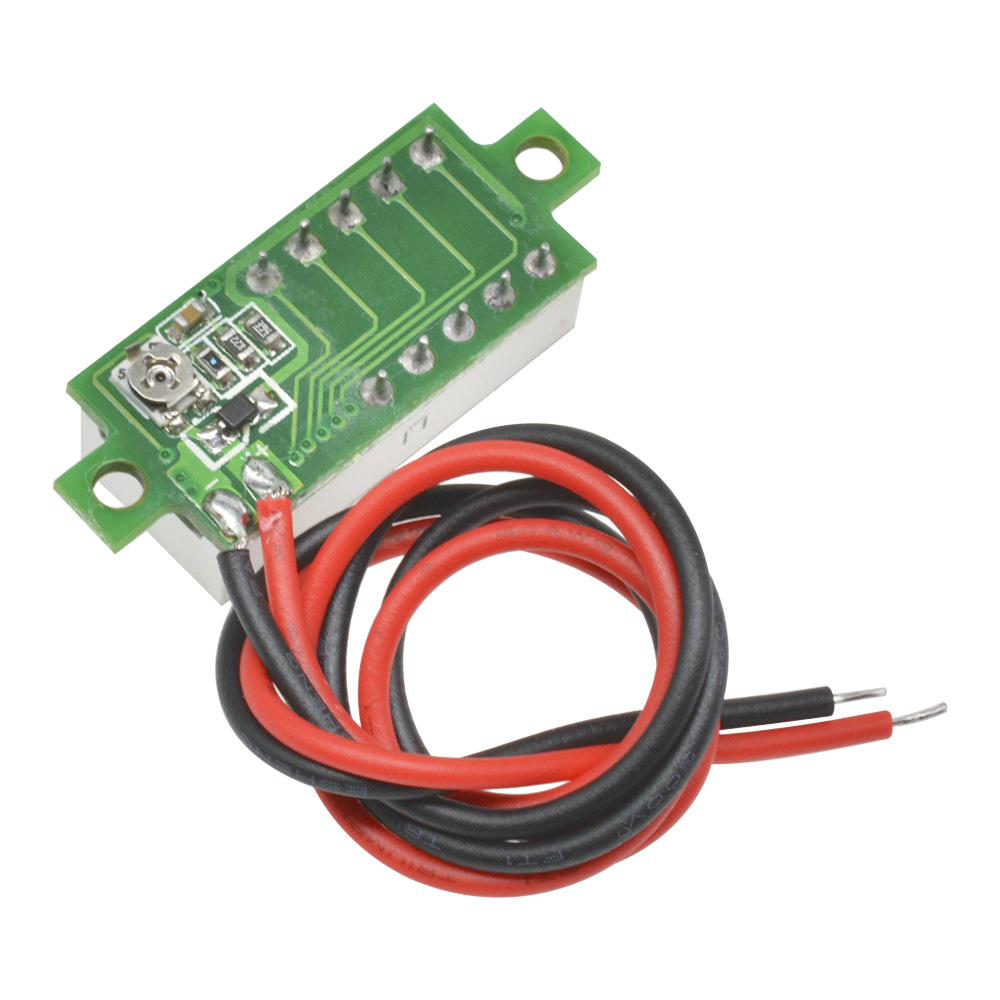 Dc 3.5-30v 2 leder 0.28 tommer mini digital spændingsmåler detektormåler led voltmeter panel voltmonitor tester til bil bil