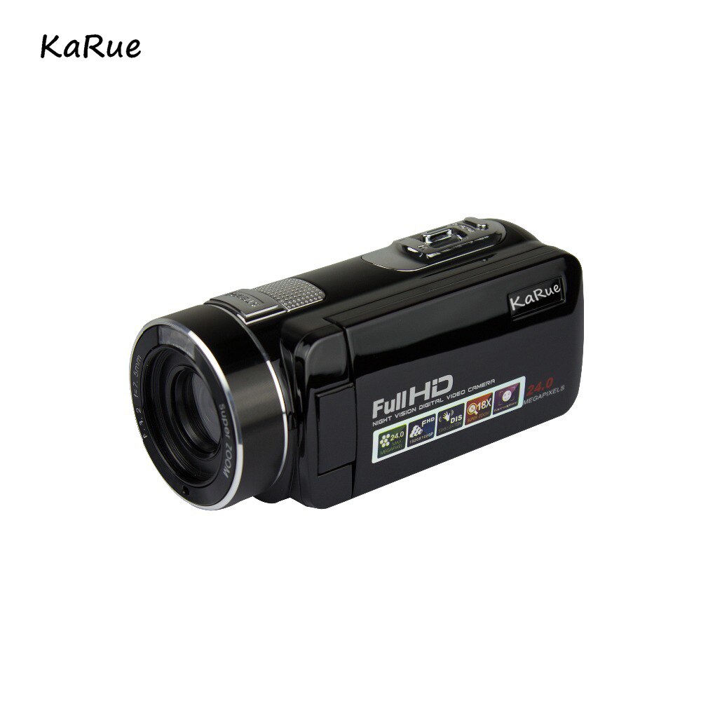 Digital Video Camera HDV-302P 24MP 1080P HD Digital Camera 16X Digital Zoom 3.0 Inch Anti-shake 3.0MP CMOS DV Camcorder