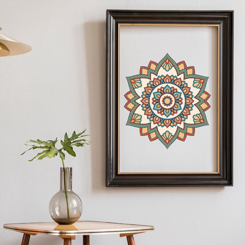 Bohemian Wall Decal Mandala Headboard Decals Bedroom Yoga Studio Meditation Room Home Decor Window Art Vinyl Stickers