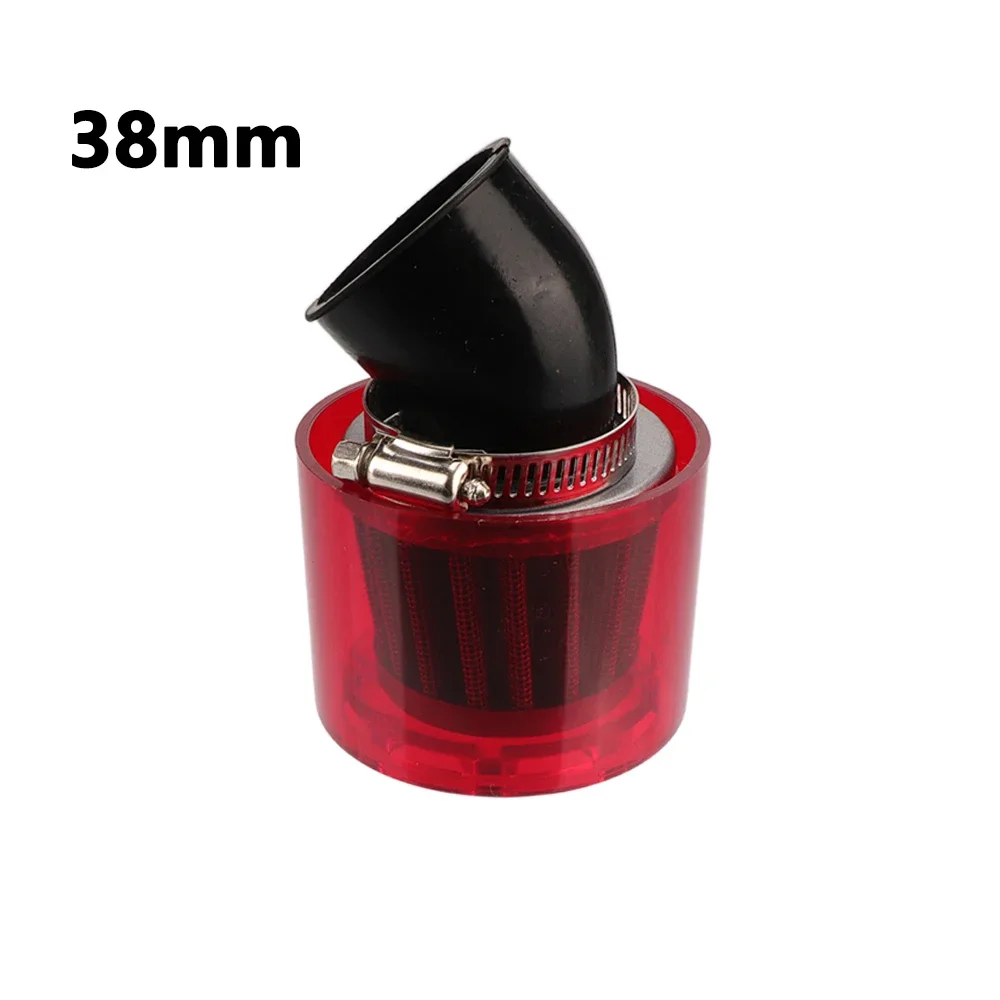 Motorfiets Universele 28/32/35/38/42/48mm Spatwaterdichte Luchtfilter Cleaner voor 50cc-250cc Motor Pit Crossmotor Scooter ATV Quad: YELLOW
