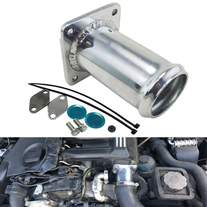 Auto EGR Delete Kit Removal Kit Blanking Bypass E46 318d 320d 330d 330xd 320cd 318td 320td Car Aluminum EGR Delete Kit