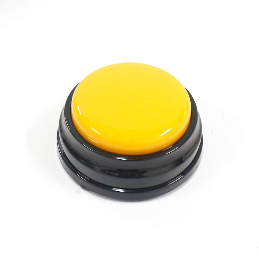 Recordable you Real Voice! 30s Rrecording time Sound button for , toy for kids M10: Yellow