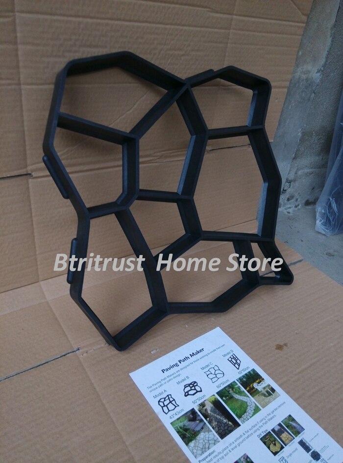 50*50 cm 5 stks/partij oprit Bestrating beton mold mould mallen stenen tuin patio oprit pathmate bestrating mal