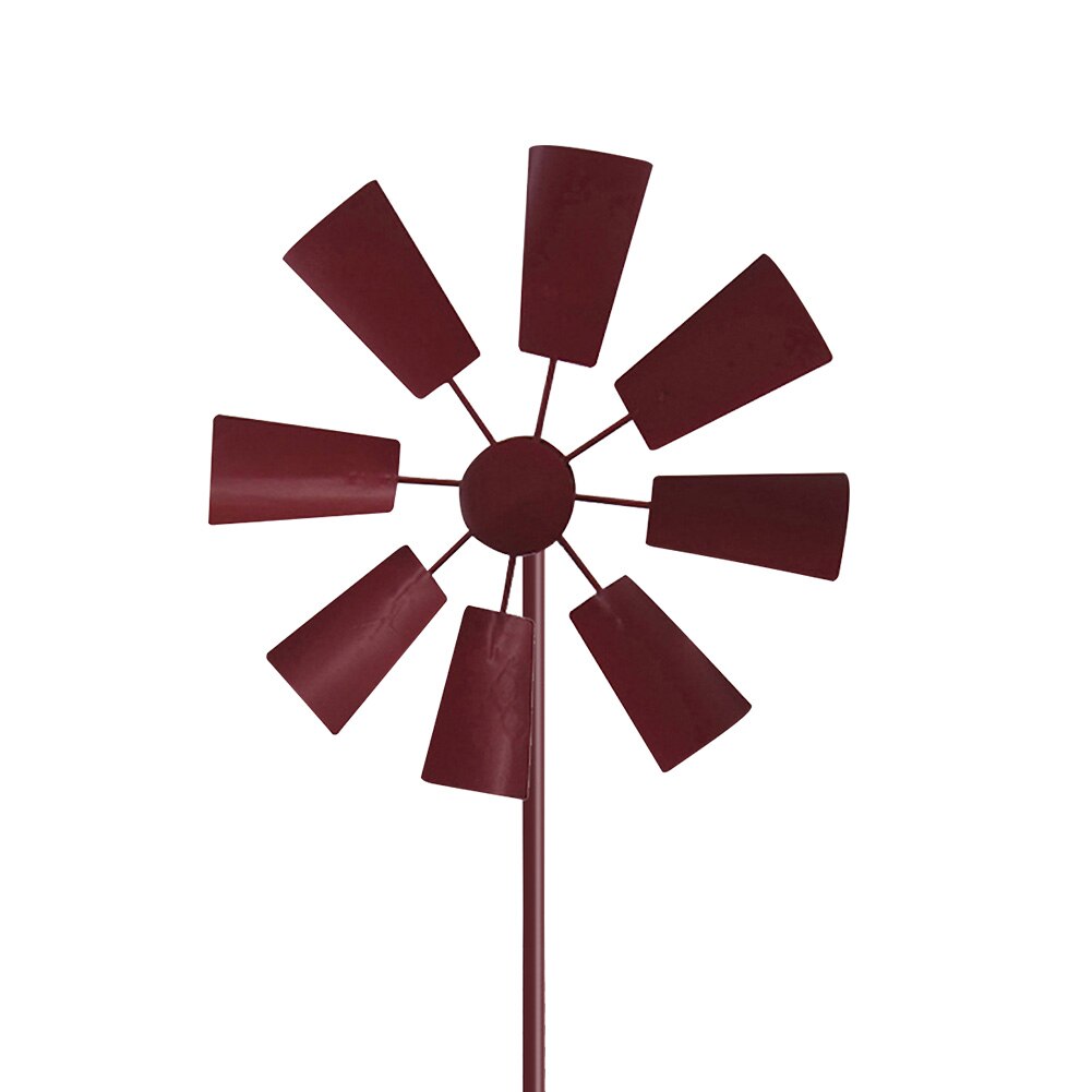 Wind Spinner For Garden Home Patio Backyard Outdoor Yard Durable Iron Art Weatherproof Easy Install Sculpture Lawn Villa