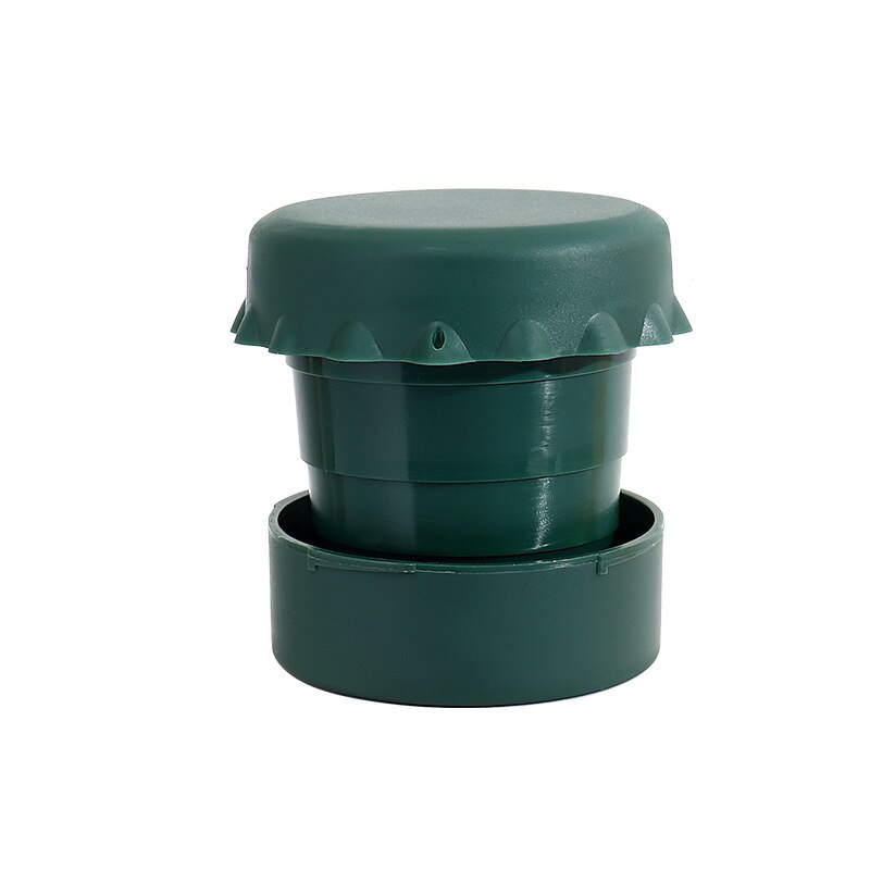 1Pcs Travel Plastic Vouwen Cup Water Cup Intrekbare Water Fles Sport Reizen Draagbare Intrekbare Plastic Beker Tandenborstel Beker: Green