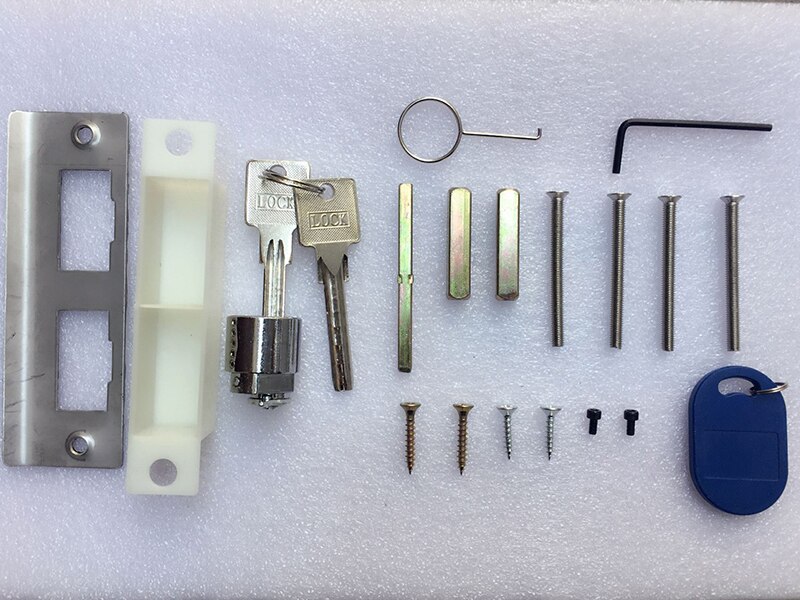 Elektronische RFID Card Deur Slot met Sleutel Elektrische Slot Voor Thuis Hotel Appartement Kantoor Smart Entry lk18ES5MG