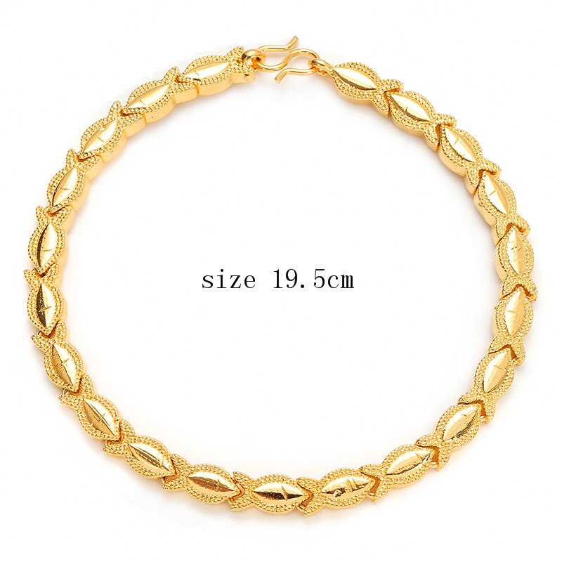 Plated 24K Gold Multi Vorm Punk Armband Curb Cubaanse Ketting Goud Kleur Armbanden Armband Voor Mannen Vrouwen Sieraden: Style 24