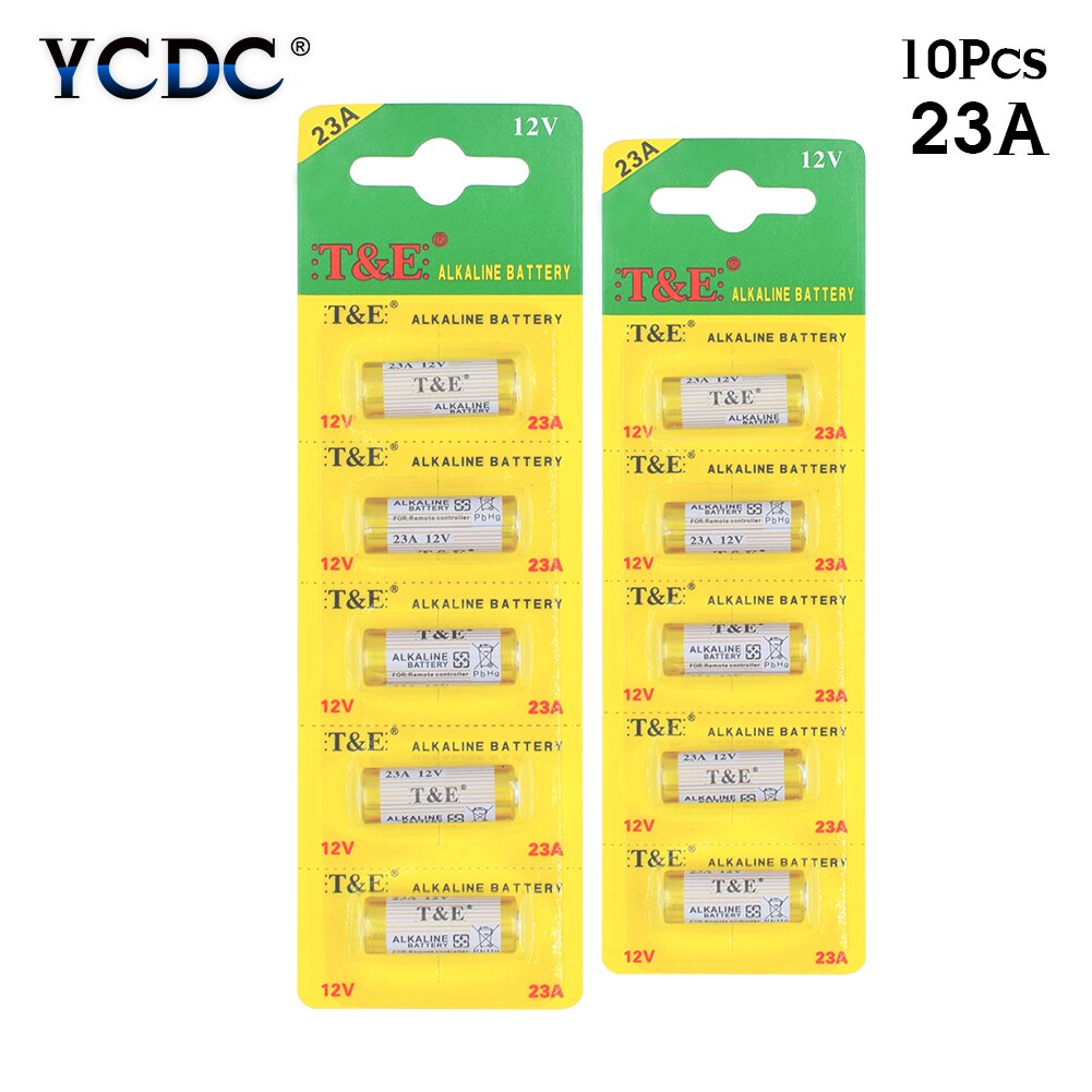 10Pcs Ycdc Alkaline Batterij 12 V 23A 12 V 27A 23A 12 V 21/23 A23 E23A MN21 Rc controle Afstandsbediening Batterij Rc Deel